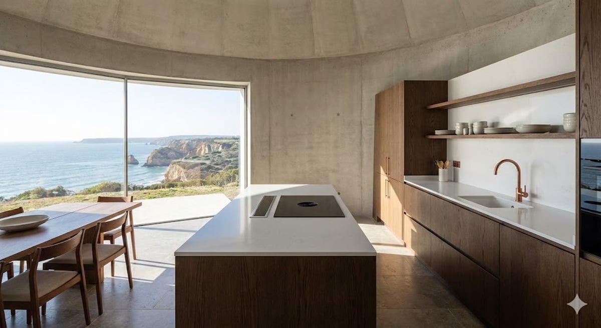 Custom Kitchen, Ocean View