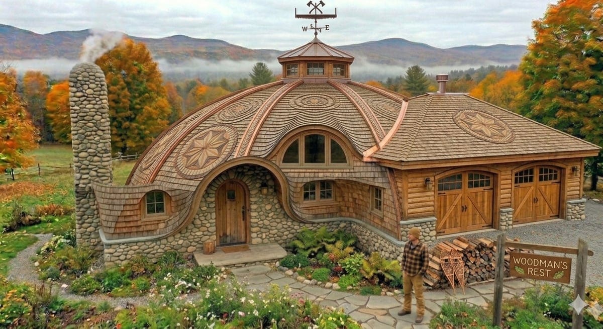 Maison Dôme Couronnée de Cuivre, conception EcoDomeHomes