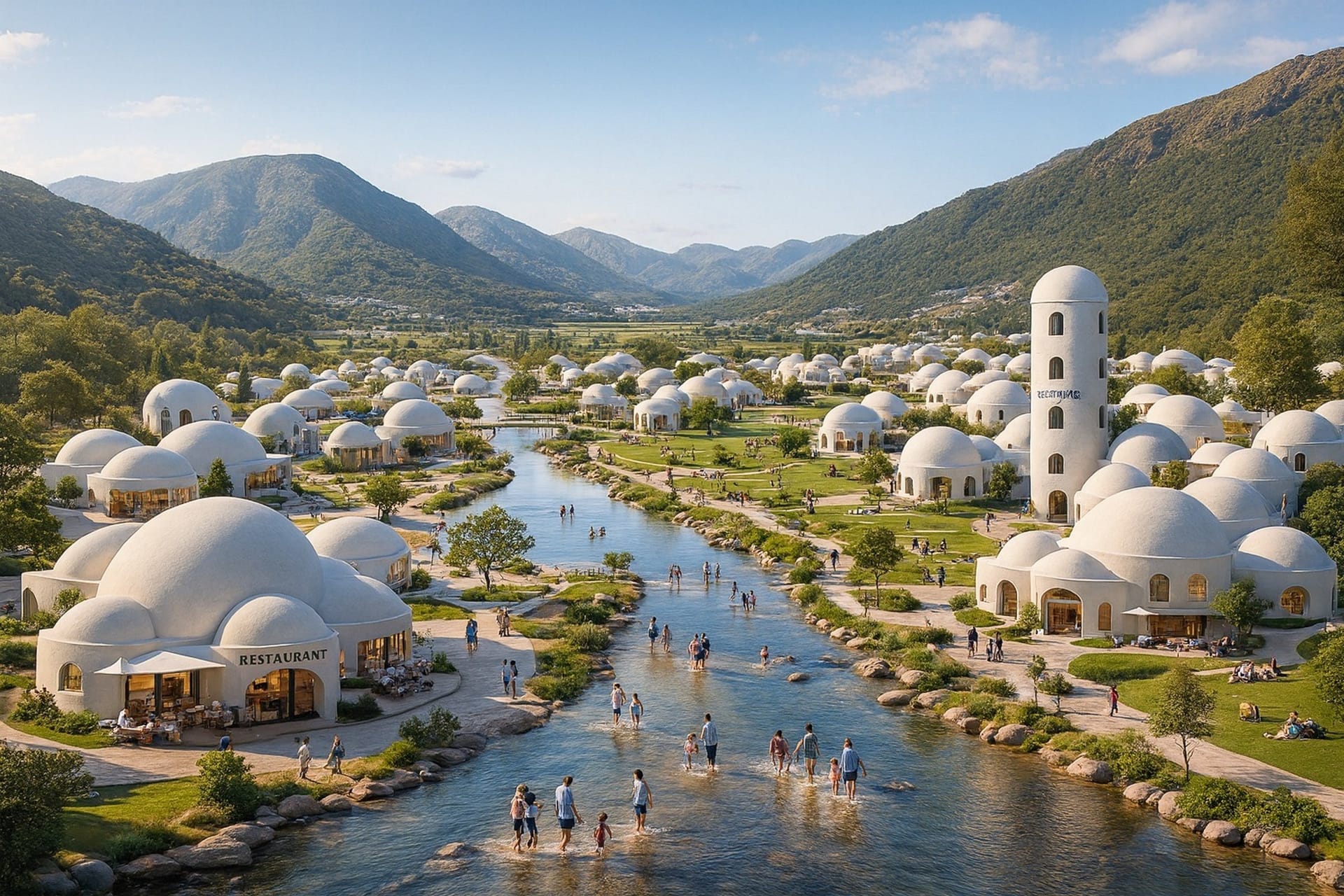 EcoDomeHomes Village, conception EcoDomeHomes