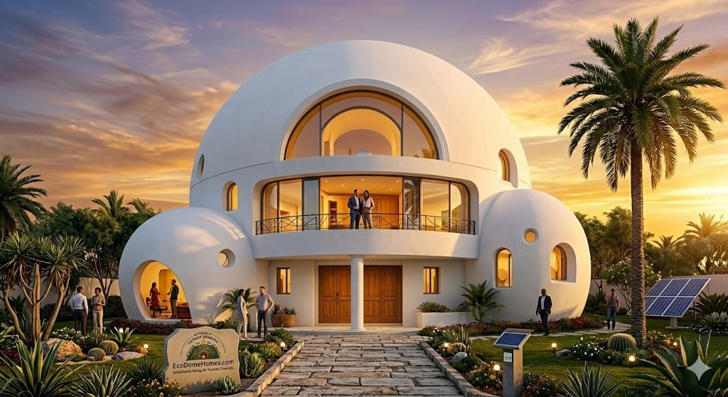 Villa Multi-Dômes Moderne, conception EcoDomeHomes