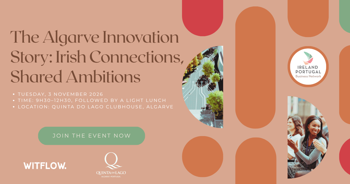 IPBN The Algarve Innovation Story event banner, November 3, 2026, Quinta do Lago