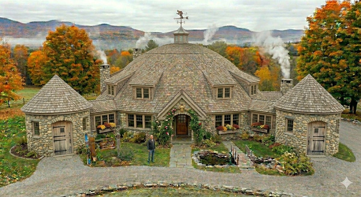 Maison Dôme à Bardeaux de Cèdre, conception EcoDomeHomes